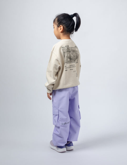 Little Stanley Purple - Kids Rain Pants for Outdoor Play
