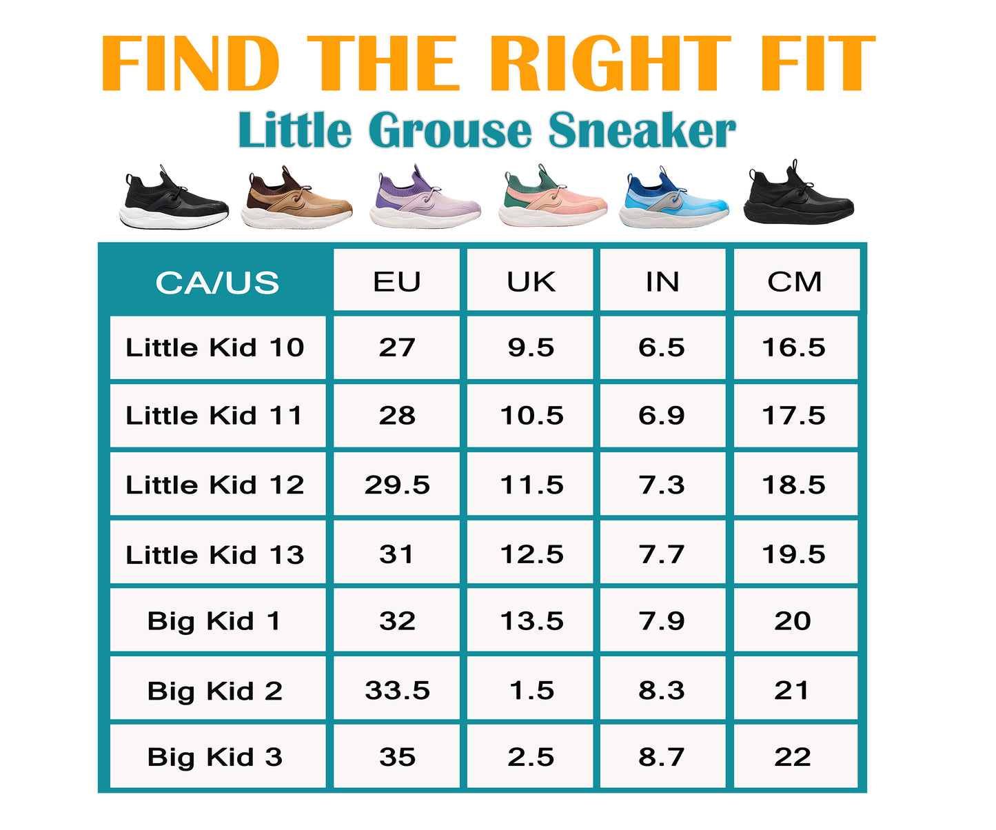 Little Grouse Waterproof Sneaker | Black