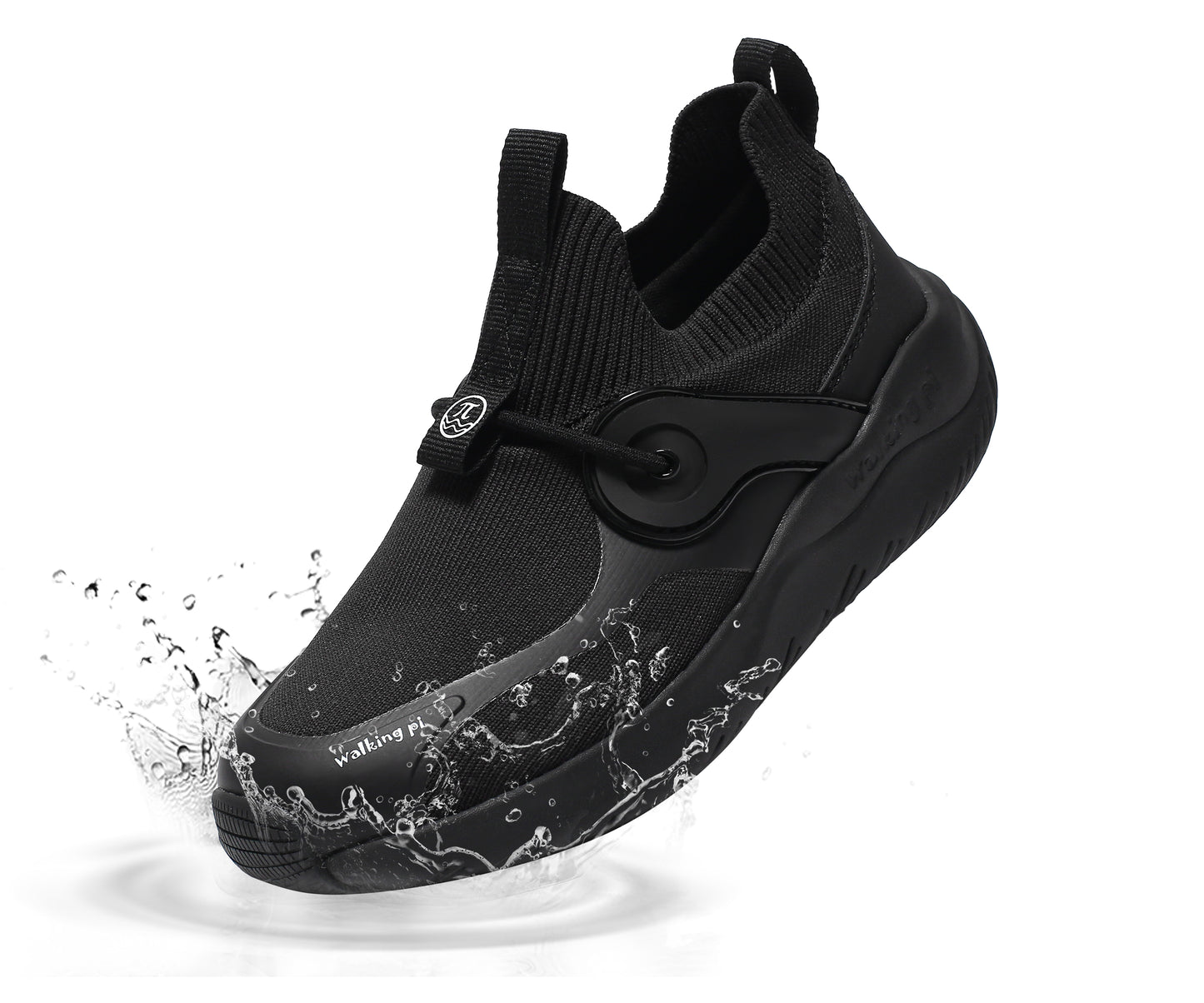Little Grouse Waterproof Sneaker | Black on Black