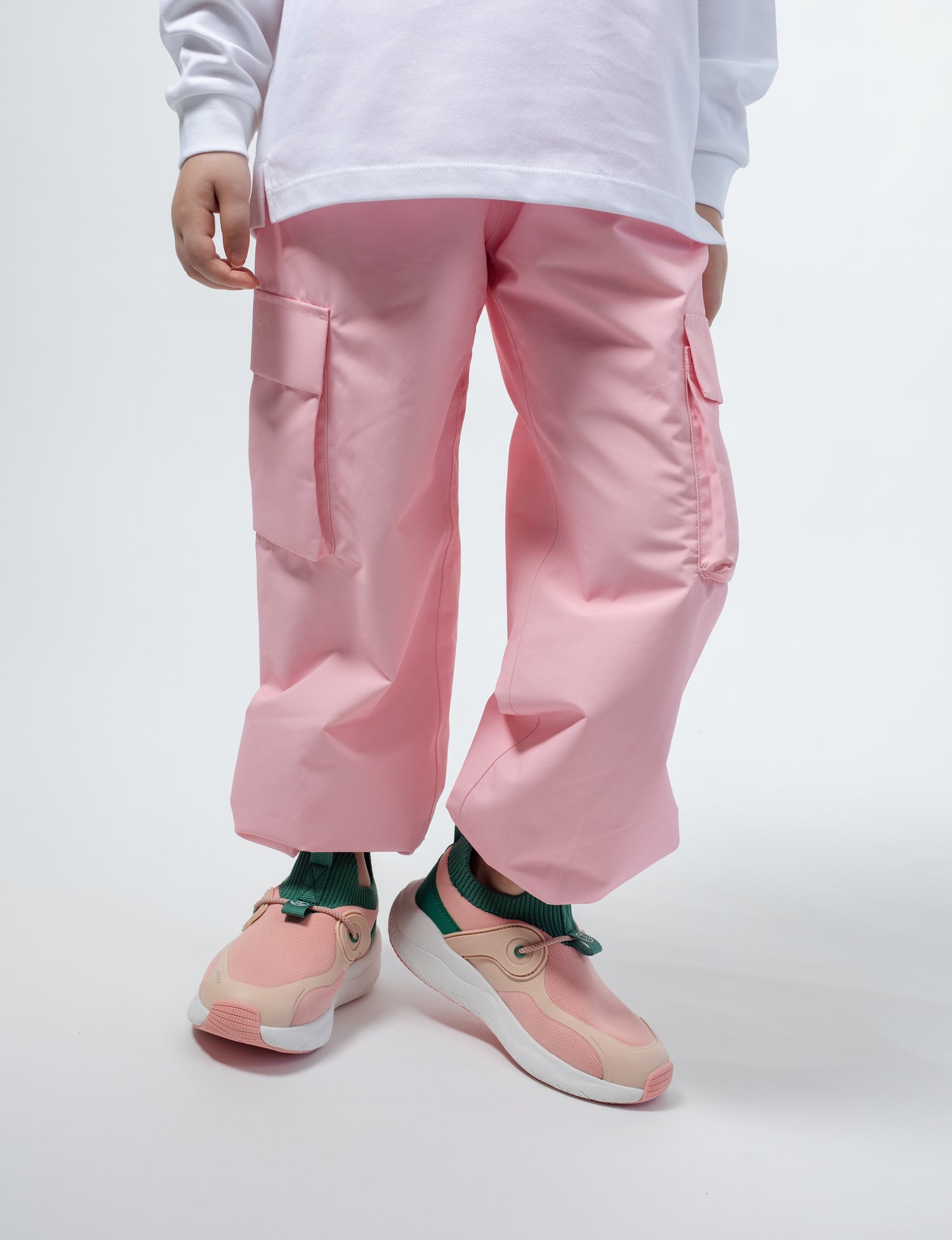 Kids Waterproof Rain Pants for Outdoor Play | Little Stanley Pink