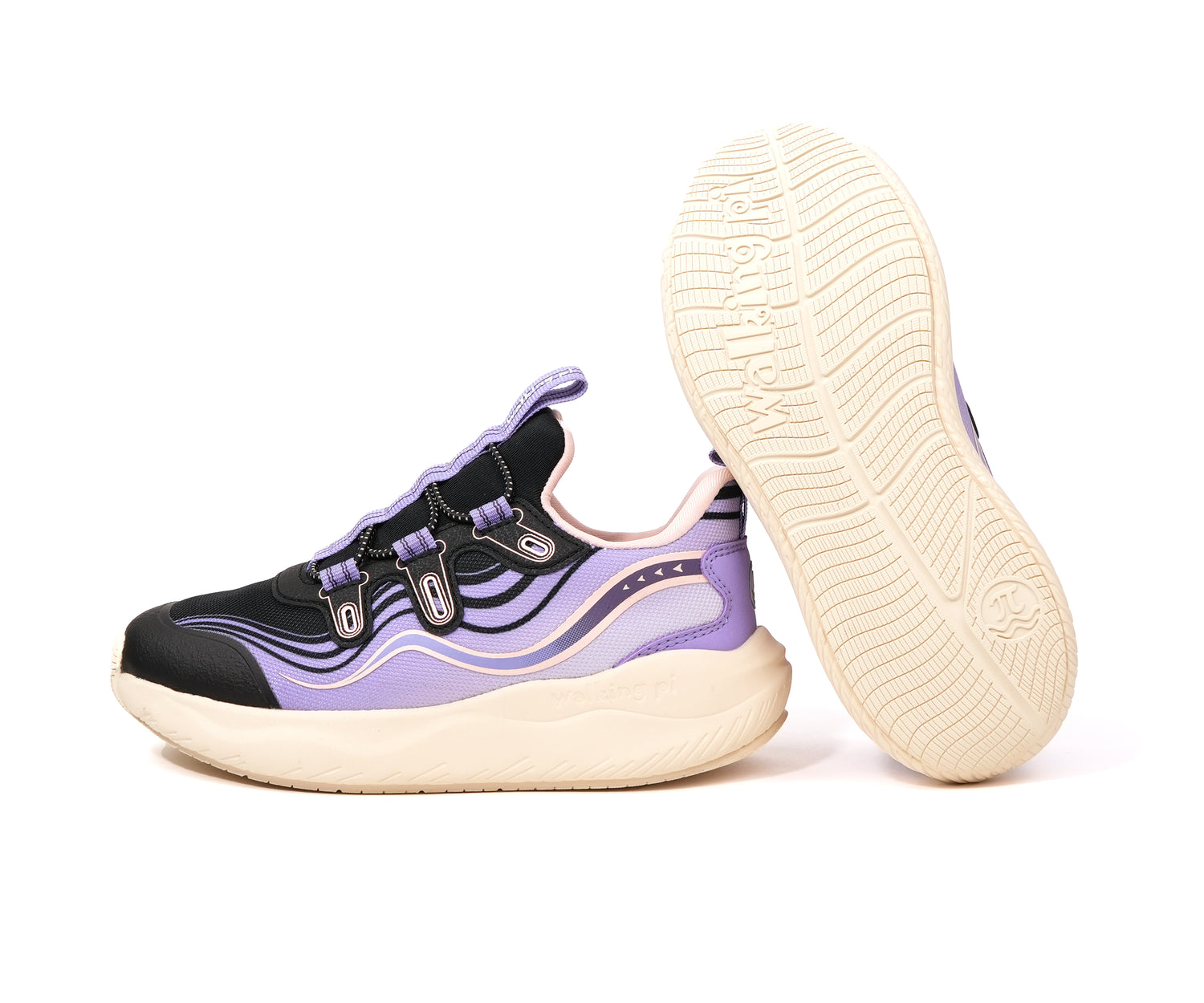 Kids Waterproof Sneakers for Outdoor Play | Little Rockies Purple Aurora