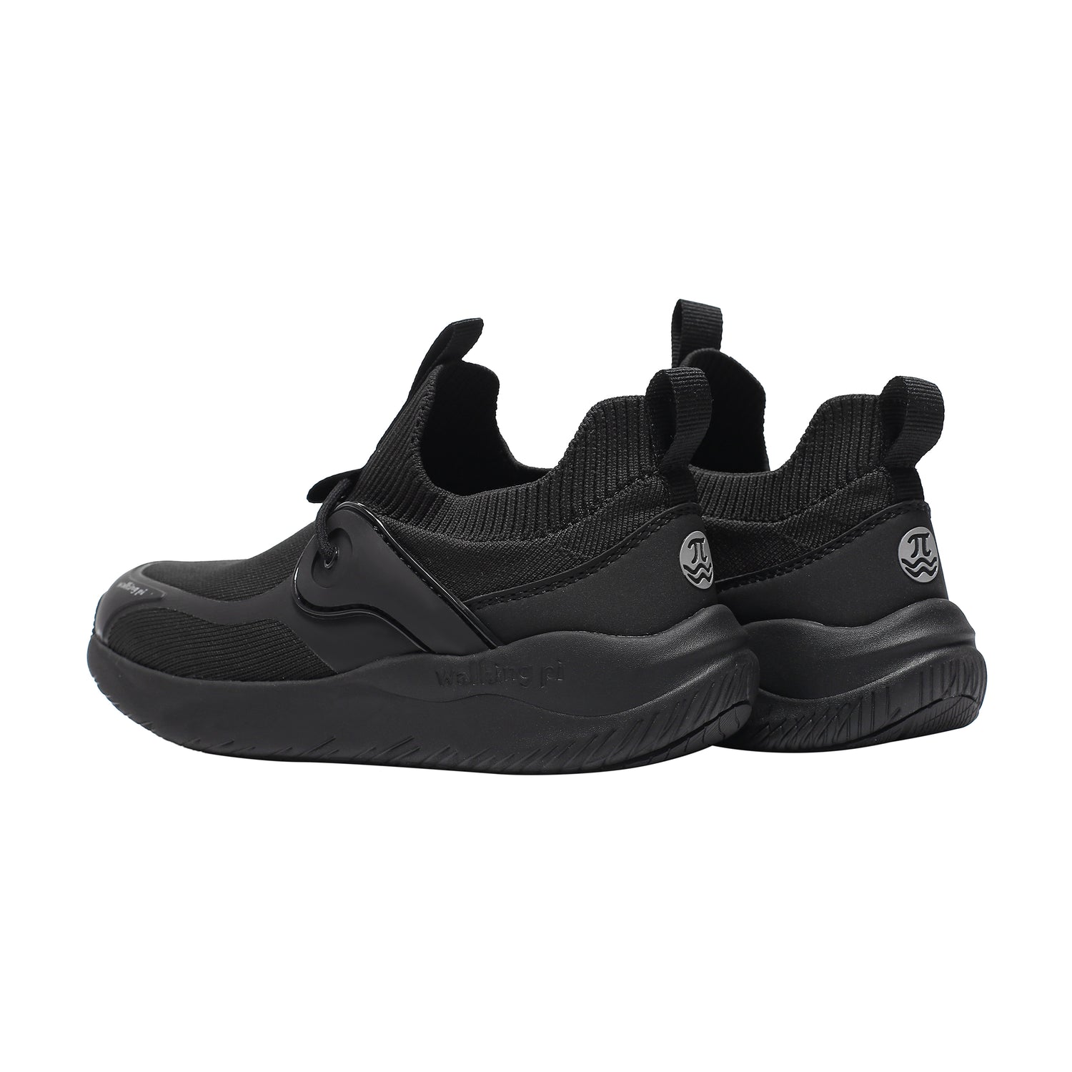 Little Grouse Black on Black – Kids Waterproof Sneakers for Everyday Play