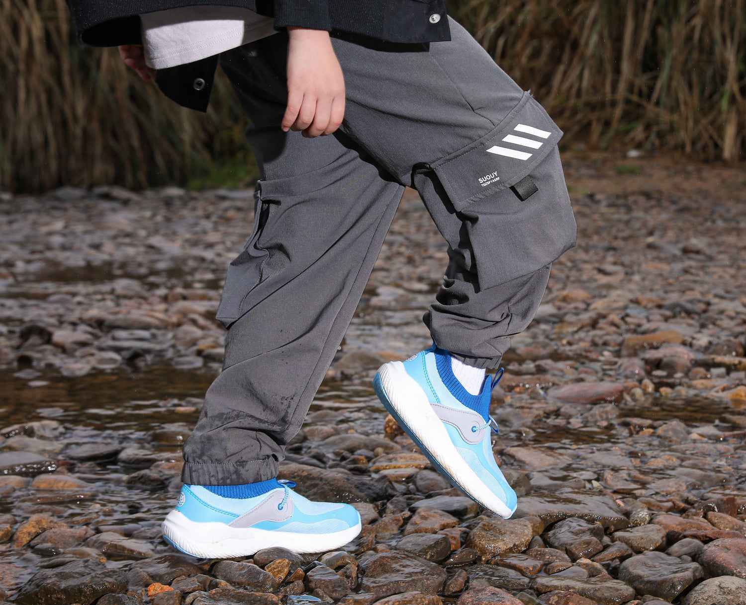 Little Grouse Blue – Kids Waterproof Sneakers for Everyday Play